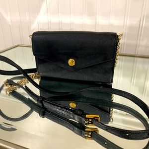Michael Kors Black Saffiano Crossbody Mini